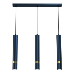 Lampa wisząca JOKER NAVY BLUE/GOLD 3xGU10 MLP7726 Milagro