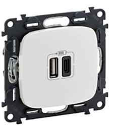 Legrand Gniazdo USB Valena Life Allure biały 754965