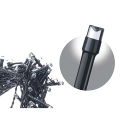 Lampki choinkowe XMAS classic TIMER 3,6W 80LED 8m IP44 zimny biały D4AC02