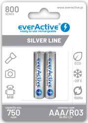 Akumulator R03 AAA 800mAh NiMH everActive (blister 2szt.)