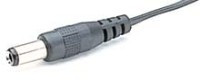 KAB206P Kabelek zasilający z wtykiem prostym DC 5.50/2.10, długość kabla 1.2m