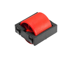 Rolka transportowa śr: 24mm dł: 33.3mm Stal powlekana cynkiem RS PRO