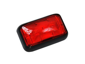 KW205-R lampka LED wodoodporna czerwona , zasilanie 12-24Vdc