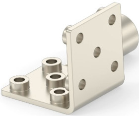 Foil connector, Ø 3.86 mm, L 11.53 mm, uninsulated, straight, 3.0-6.0 mm², AWG 12-10, 329254