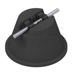 Uchwyt betonowy w tworzywie do siatki zwodów, na papę i membranę AN-KOM AN-11D