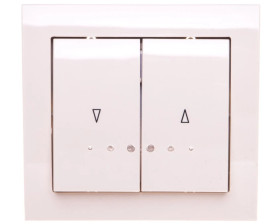 KIER Łącznik żaluzjowy z podświetleniem beżowy ŁP-7WS/01