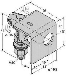 Turck 3012558 Uchwyt montażowy SMB18AFAM10 1 szt.