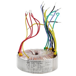 Transformator toroidalny 120VA Indel TSTL 120/003 115V/230V (290V-0-290V, 50V, 3.15V-0-3.15V, 5V, 6.3V) do wzmacniaczy lampowych