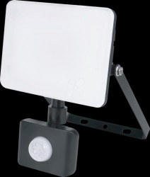 21600074 Orlando Sensor LED floodlight, 30 W, 3300 lm, 4000 K, black, IP4