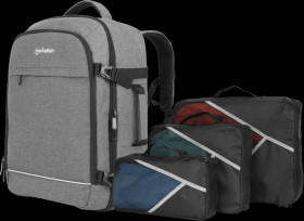 440370 Laptop/notebook backpack, 17.3" (43.9 cm), grey, 40 litres