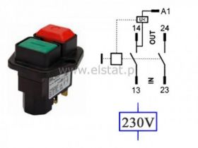 Wył. elektromag. 1F KJD17BB Tripus 5p