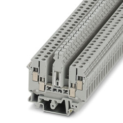 Blok zacisków przelotowych Phoenix Contact poziomy: 1 24 → 10AWGŚruba UDK 4-T 400 V