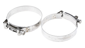 Opaska zaciskowa średnica wew 112 → 121mm śrubowa MIKALOR Stal nierdzewna szerokość 25mm