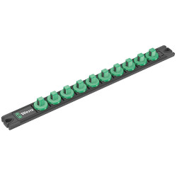 Wera 05136421001 9601 Magnetic Socket Rail 3/8&quot; empty 30 x 340mm