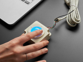 Adafruit Panel Mount Glowing Trackball