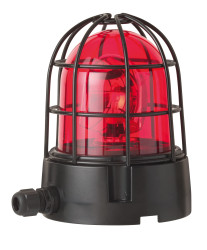 Sygnalizator 24 V Obrotowe Czerwony Montaż podstawy Żarowe