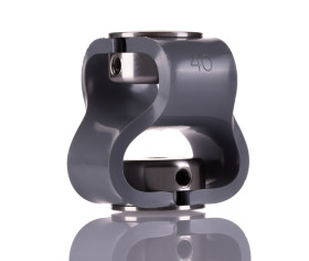 Łącznik 6mm Huco Elastomer z podwójną pętlą 56mm 10Nm