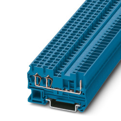 Blok zacisków przelotowych Phoenix Contact 12AWGWtykowe 5-TWIN/ 1P BU, ST 2 24A 500 V