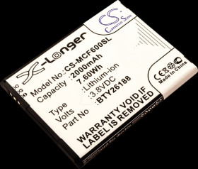 10386 Smartphone battery for Mobistel devices, Li-Ion, 2000 mAh