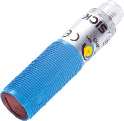 Czujniki fotoelektryczne Retrorefleksyjny cylindryczny SICK PNP zakres 7 m LED