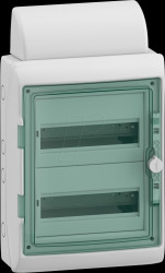 13433DE Mureva wet room distributor, 2-row, surface-mounted, IP65