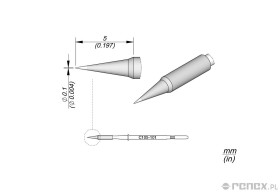Grot C105101 do rączek JBC NT105 i NP105