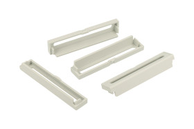 Maskownica; Maskownica ZD4TCUJ ABS V0; ABS; jasnoszary; Kradex; RoHS; UL94-V0