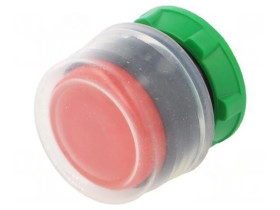 ZB5AP4 Przełącznik przyciskany 22mm Poz.stab 1 czerwony IP66