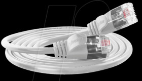 PKW-LIGHT-STP-K6 0.5 WS Cat.6 SLIM light cable, U/FTP, 0,5 m, white