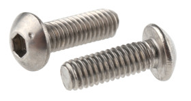 Śruba imbusowa M4 długość 12mm Gniazdo sześciokątne wypukłe Stal nierdzewna RS PRO