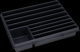 1000010133 Small parts insert, 9 recesses for i-BOXX 72 and LS-Tray 72