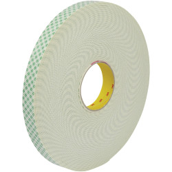 3M 40261910 4026 Double Coated Urethane Foam Tape White 10 m x 19 mm 1 pc