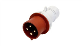 Wtyczka Siłowa Przenośna 4P. 16A 400V Ip44 / 25013