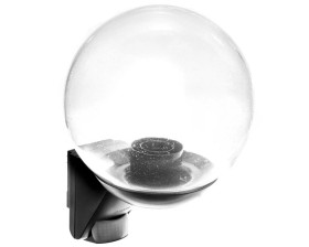 Oprawa elewacyjna z czujnikiem ruchu i zmierzchu Steinel L 585 S PIR max. 60W E27 IP44 230V czarna / szkło ST005535