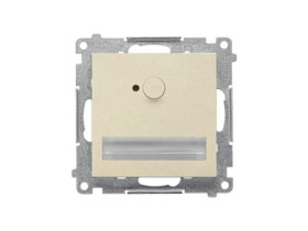 SIMON 55 Oprawa oświetleniowa LED 230 V z czujnikiem ruchu (1,4 W) barwa zimna biała 5900K szampański mat TOSC5K.01/144 KONTAKT