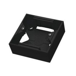 IMPRESJA Puszka instalacyjna do serii IMPRESJA pojedyncza czarny metalik PNP-1Y/33