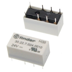 Przekaźnik F30.22.7.024.0010 2A Finder 24VDC 2A/125VAC zamiennik RMS822