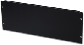 Blind cover, steel, (W x H) 483 x 178 mm, black, DN-19 BPN-04-SW