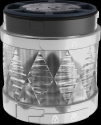 XVUC47 LED light element, white/clear, flashing light, 24V, f. Signal c