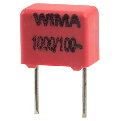 Wima FKP2D011001D00KS FKP2 1000pF &#xB1;10% 100V Radial Polypropylene Capacitor