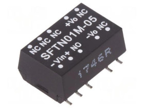 Przetwornica DC/DC 1W 10, 8-13, 2VDC 5VDC Iwyj 200mA SFTN01M-05