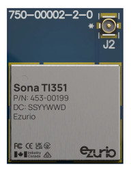 Moduł WiFi 453-00199C, WPA, WPA2, WPA3, PCM, SDIO, UART, 3.3V dc, Ezurio