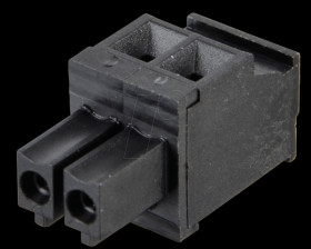 31114102 Plug-in connection terminal, 2-pin, spacing 3.81 mm