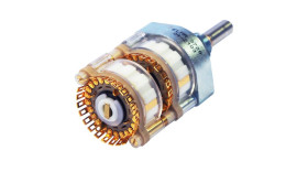 Przełącznik obrotowy, 24-położeniowy, IP60, Elma