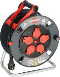 Bęben kablowy 25m 5 gniazda Szpula kablowa typ Typ E - gniazdo francuskie Typ E – francuski 230 V