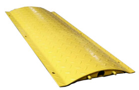 Steel speed bump 1000mm - 50mm- yellow