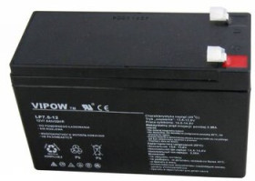 akumulator żelowy AGM Vipow 12V 7,5Ah