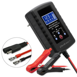 Automatyczna ładowarka do akumulatora AGM GEL STD 6V/12V 2A Prostownik z funkcją naprawy i wyświetlaczem LED