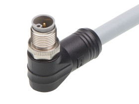 Zestaw przewodów 5-pinowe M12 Montaż na kablu Wtyczka Brad from Molex