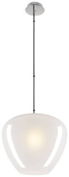 Lampa sufitowa, podwieszana SLV PANTILO CONVEX 40 1007878 E-27 chrom